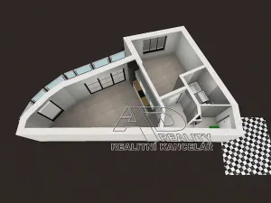 Pronájem atypického bytu, České Budějovice, Na Zlaté stoce, 54 m2