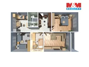 Prodej bytu 4+1, Chomutov, Borová, 76 m2