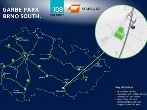 Pronájem skladu, Pohořelice, 4000 m2