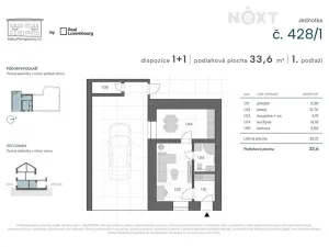 Prodej bytu 1+1, Praha - Zbraslav, Elišky Přemyslovny, 32 m2