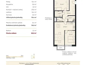 Prodej bytu 3+kk, Brno, Staňkova, 75 m2