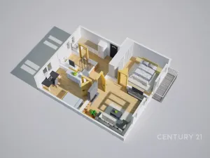 Pronájem bytu 3+kk, Meziboří, Májová, 58 m2