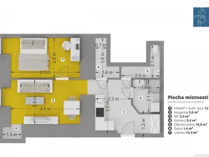Prodej bytu 2+kk, Praha - Nusle, Slavojova, 51 m2