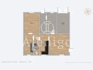 Prodej vícegeneračního domu, Praha - Ďáblice, Vojkovická, 182 m2