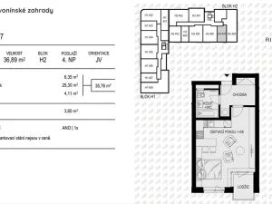 Pronájem bytu 1+kk, Olomouc, Loudova, 37 m2