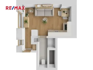 Prodej bytu 1+kk, Kladno, Zádušní, 17 m2