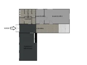 Pronájem kanceláře, Brno - Židenice, Kosmákova, 50 m2