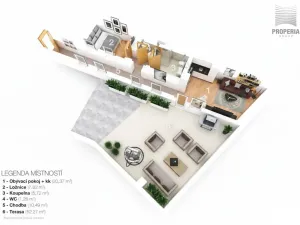 Prodej bytu 2+kk, Brno, Ríšova, 53 m2