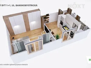 Prodej bytu 1+1, Šumperk, Banskobystrická, 38 m2