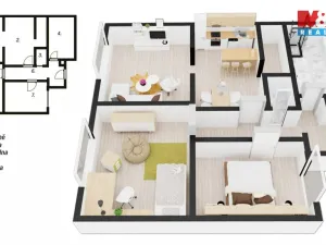 Prodej bytu 3+1, Hradec Králové - Kukleny, Pražská třída, 91 m2