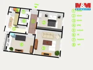 Prodej bytu 3+1, Havlíčkův Brod, Havlíčkova, 57 m2