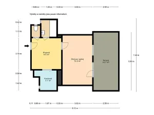 Prodej bytu 1+1, Praha - Žižkov, Baranova, 34 m2