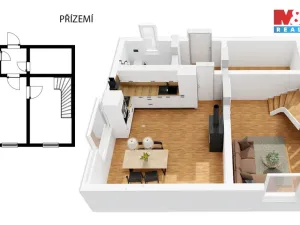 Prodej rodinného domu, Načeradec, Na Kačíně, 80 m2