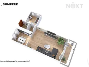 Pronájem bytu 1+1, Šumperk, nám. Jana Zajíce, 45 m2