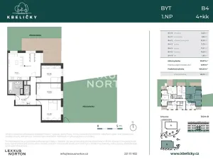 Prodej bytu 4+kk, Praha - Kbely, Hůlkova, 106 m2