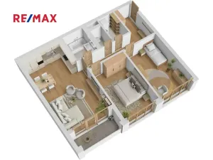 Prodej bytu 3+kk, Praha - Karlín, Breitfeldova, 90 m2