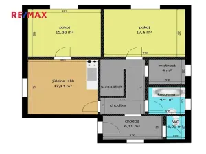 Prodej rodinného domu, Břežany I, 113 m2