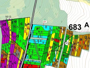 Dražba lesa, Vesce, 1673 m2