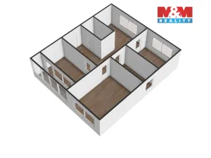 Prodej bytu 4+1, Klášterec nad Ohří, Družstevní, 81 m2