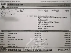 Prodej bytu 4+1, Liberec, Puškinova, 75 m2