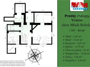 Prodej chalupy, Vrátno, 149 m2