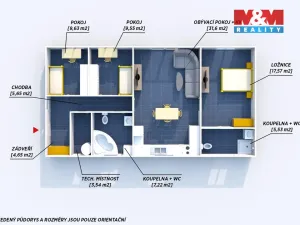 Prodej rodinného domu, Hrádek - Nová Huť, 95 m2