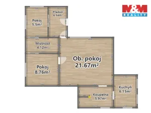 Pronájem chaty, Trpísty - Sviňomazy, 57 m2