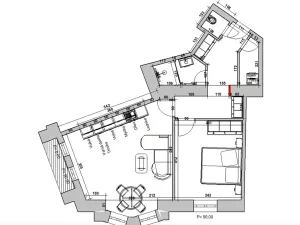 Pronájem bytu 2+kk, Praha - Vršovice, Žitomírská, 60 m2