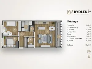 Prodej bytu 3+kk, Teplice, Trnovanská, 76 m2