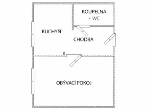 Pronájem bytu 1+1, Český Brod, Prokopa Velikého, 46 m2