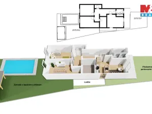 Prodej bytu 3+kk, Praha - Kyje, Federova, 69 m2