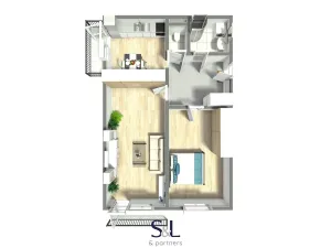 Prodej bytu 2+1, Jablonec nad Nisou, Na Roli, 54 m2