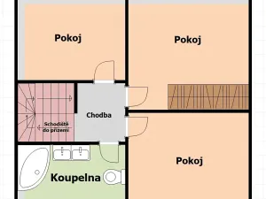 Pronájem rodinného domu, Mratín, Stodolní, 112 m2