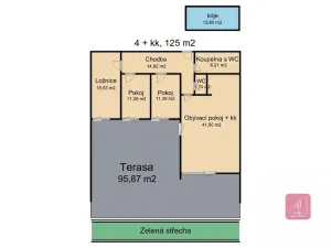 Prodej bytu 4+kk, Mokrá-Horákov, 125 m2