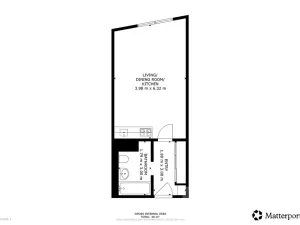 Pronájem bytu 1+kk, Praha - Smíchov, Pod Barvířkou, 36 m2