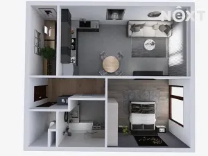 Pronájem bytu 2+kk, České Budějovice, 67 m2