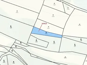 Dražba pozemku, Kněžnice, 631 m2