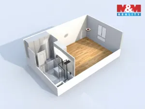 Prodej bytu 1+kk, Roudnice nad Labem, Okružní, 30 m2