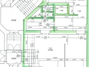 Pronájem kanceláře, Hradec Králové, Šafaříkova, 99 m2