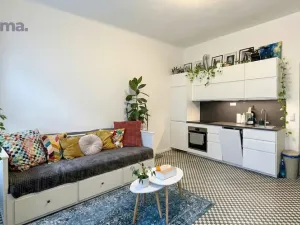 Pronájem bytu 1+kk, Praha - Vinohrady, Velehradská, 29 m2