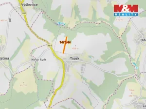 Prodej pole, Tísek, 1163 m2