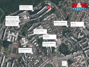 Pronájem bytu 1+1, Jirkov, Generála Svobody, 47 m2