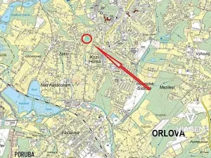 Prodej zahrady, Orlová, 1711 m2