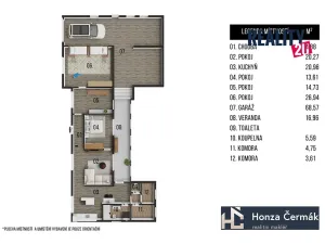 Prodej rodinného domu, Jaroměřice, 108 m2