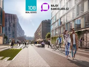 Pronájem kanceláře, Praha - Karlín, Rohanské nábřeží, 3400 m2