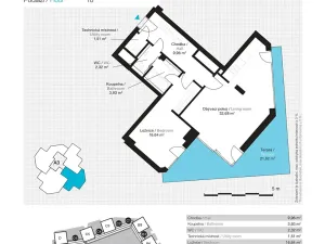 Pronájem bytu 2+kk, Praha - Žižkov, Pitterova, 67 m2