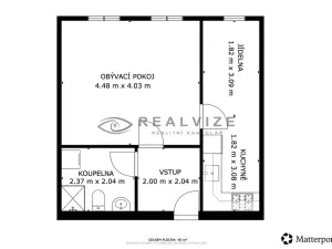 Pronájem bytu 1+1, České Budějovice, Otakarova, 35 m2