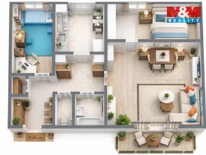 Prodej bytu 3+1, Brno - Starý Lískovec, Kyjevská, 62 m2