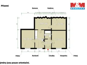 Prodej rodinného domu, Hlohovice - Hlohovičky, 53 m2