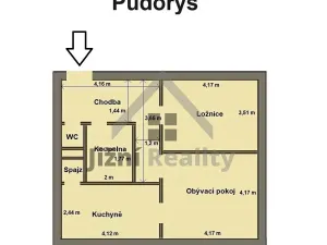 Prodej bytu 2+1, Slavonice, Brněnská, 63 m2